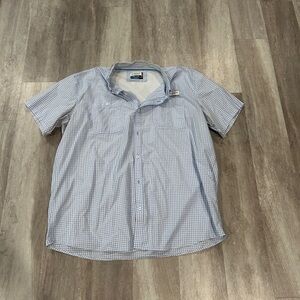 Men's Blue Checkered Shirt